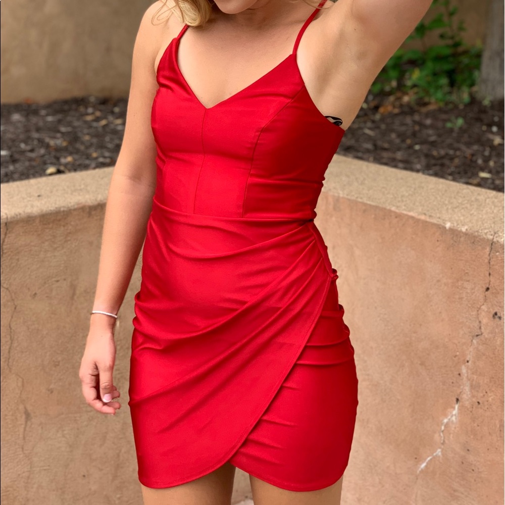 Red Cocktail Dress